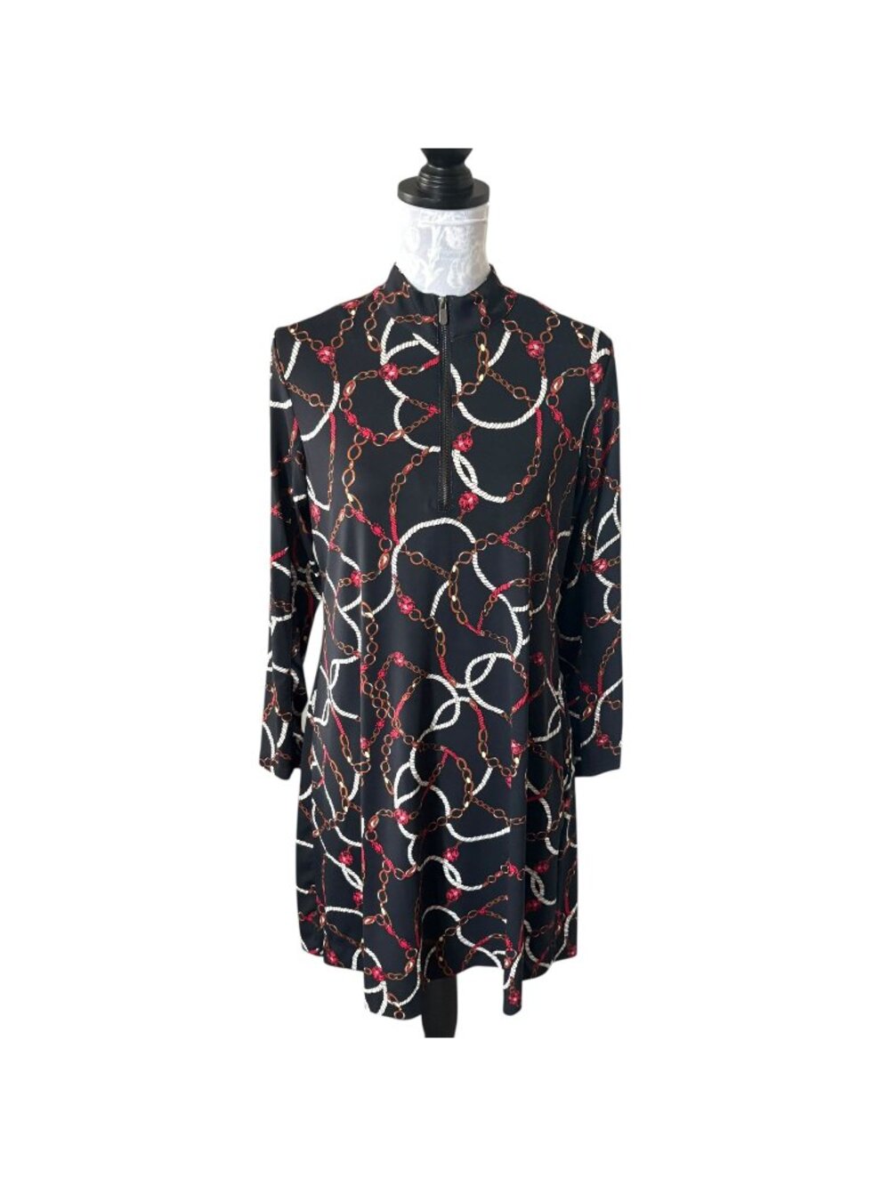 Lulu-B Womens Dress Casual UPF 50+ Long Sleeve Golf Medium